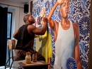 Kehinde Wiley explains his 'An Economy of Grace' paintings focusing on black women