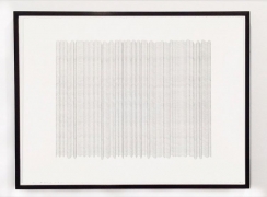 Curtain 8, 2015, graphite on paper