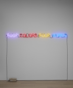 JOSEPH KOSUTH, &#039;Four Colors Four Words&#039;, 1966