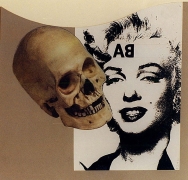 RAY JOHNSON Untitled (Skull with Marilyn), 1992