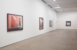 Installation view of James Casebere: Emotional Architecture at Sean Kelly, New York