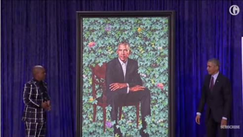 Barack and Michelle Obama's official portraits expand beyond usual format
