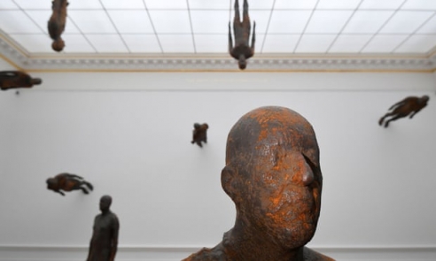 Antony Gormley review – metal master puts a bomb in the RA