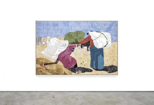 Hugo McCloud Uses Plastic Bags As Paint In A New Series Of Work